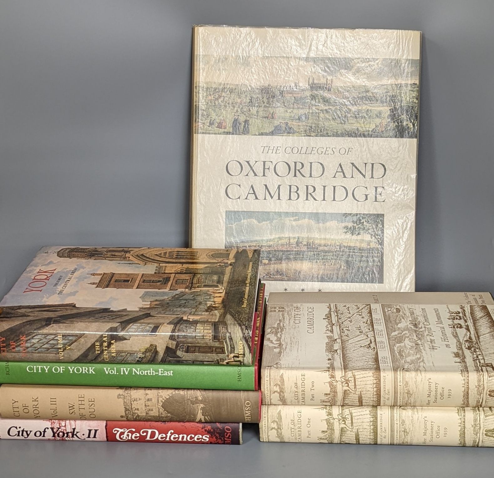 Seven books on City of York
